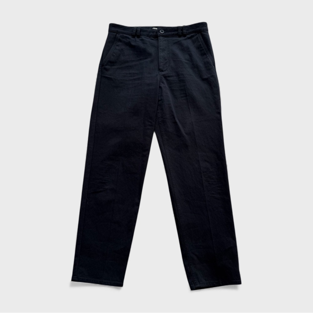 COS - Straight-Leg Cotton Blend Pants - Navy